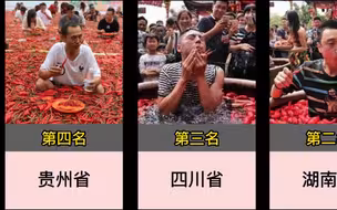 我国最能吃辣的十个省份，第一名是哪个省？