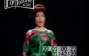 1962年玛丽亚为肯尼迪总统演唱生日快乐歌彩色修复版