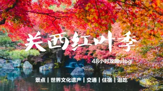 日本周末度假，红叶季48小时保姆攻略，4处枫叶绝景+1处世界文化遗产｜东福寺、圆光寺、永观堂、姬路城、好古园