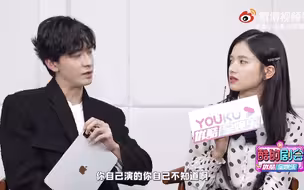 陈星旭张婧仪被迫营业既视感的专访 。。。论和前男友一起接受采访有痛苦！拍戏的时候在一起了 拍完分手了 现在当然尴尬了哈哈哈！一见倾心专访