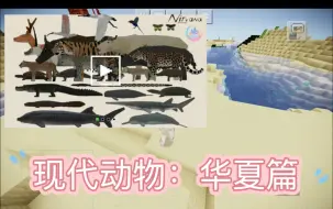 我的世界动物模组《现代动物：华夏篇》