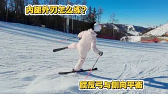 视频|双板进阶（22）内腿外刃入弯练习