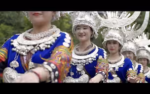 【花西子大片馆】苗族舞蹈|舞姿干净利落，动作层次分明，将苗寨风土人情与苗族艺术之美融入其中。