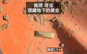 推理寻宝，埋藏在地下的黄金。难度2.5星