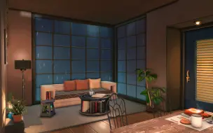 【ff14装修】秋雨微凉的夜 现代单人独居小公寓 S