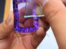 一块紫水晶的加工过程