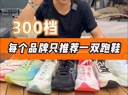 300档每个品牌只推荐一双跑鞋