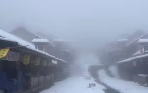 山西下大雪了，雁门关看雪景