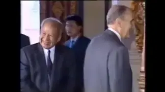 1993年法国总统弗朗索瓦·密特朗访问柬埔寨-2