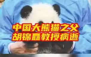中国大熊猫之父胡锦矗病逝