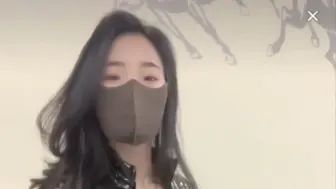小小 皮装女s 防晒口罩