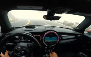 手动挡 mini jcw 雾天跑山