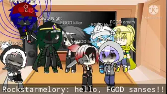 FGOD Sans AUS reacts|| warnings are in the video| read desc|