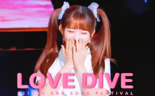 双马尾魔法少女怜酱变身！IVE直井怜KBS年末4K全场站姐直拍