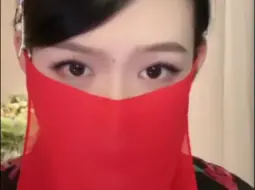 温柔秋 面纱展示 蒙面