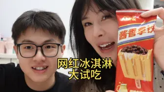网红冰淇淋大试吃！姐弟俩吃凉快啦～
