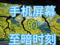 手机屏幕的至暗时刻已来临