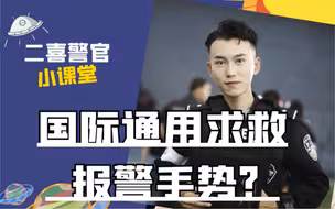 这就是国际求救报警手势？别闹了老铁！我真的emo了