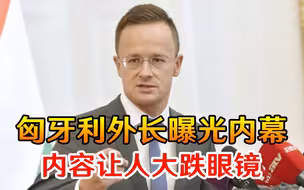 欧盟万万没想到，匈牙利外长突然曝光重要内幕，内容让人大跌眼镜
