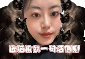 猫粮怎么选？当然小猫说了算！