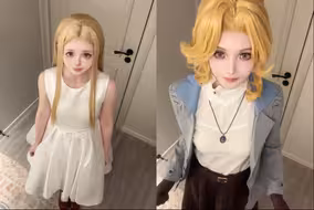 进来看小女孩变成大女孩