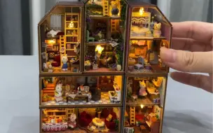 【DIY小屋】超治愈又可爱的小屋子！细节满满