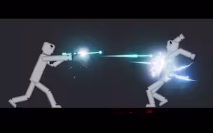 人类游乐场 人们使用幽灵弩互相争斗 New! Crazy Specter Crossbow In People Playground