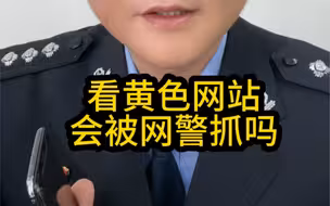 浏览黄色网站会被网警抓吗？