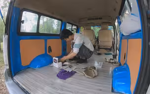 面包车改房车，翻新一辆车太有趣，终于就要完工了