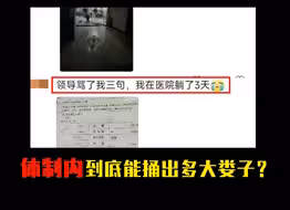 你永远不知道00后在体制内到底能捅出多大的篓子hhhh，体制内你捅过哪些大篓子
