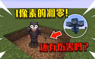 当在我的世界遇到1像素的凋零！0.001格大小，该如何生存！