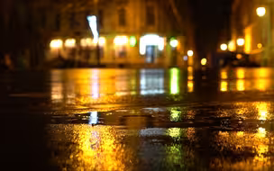高清视频素材 空境 下雨天 雨夜