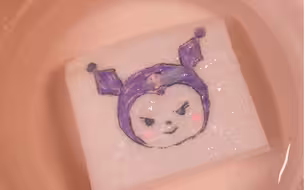 遇水显色画