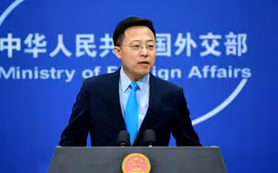 美卫生部长抵台并会见蔡英文 赵立坚表明中方立场：坚决反对！