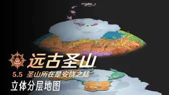 【原神】5.5 安饶之野、远古圣山 立体分层地图