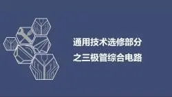 【技术选考微专题】三极管综合电路02