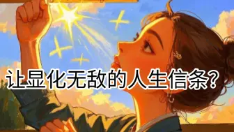 让显化无敌的人生信条？显化金钱如此简单！