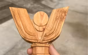 爸爸今天做奥特曼的神光棒