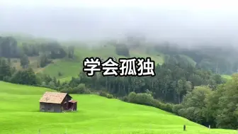 学会孤独