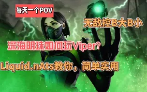 看到就是学到，nAts深海明珠Viper教科书玩法【每天一个POV /Viper/无畏契约/VALORANT/瓦罗兰特】