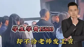 学费15800却不发工资！学生停课老师罢工，监管又失灵了吗？