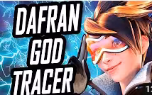 【世界第一猎空Dafran】神一样的猎空！展示超强跟枪