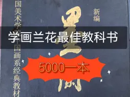 5000一本的国画入门学兰经典教材
