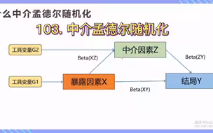 103. 中介孟德尔随机化分析