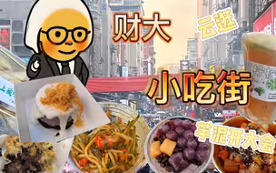 武汉最强小吃街！待武汉三年终于去了财大小吃街，进行芋泥的超量补给~