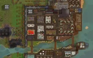 【环世界】一首歌的时间在战乱中建立“入海口小镇“【延时摄影】