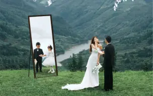 后期你是我的神！不说的话没人知道我的婚纱照是在成都山坡坡上拍的吧