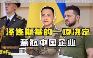 泽连斯基的一项决定，惹怒中国企业，确实过分了