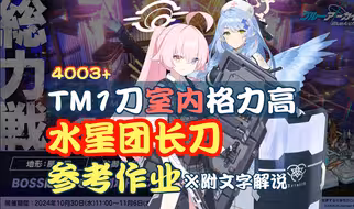 【蔚蓝档案】日服TM一刀室内格力高 水星团长刀 4003+ 附文字解说