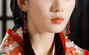 真正的清冷感根本不用素衣去衬托！她穿红衣都能演出破碎感！